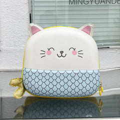 CUTE KITTY HARD SHELL BACKPACK SPARKLES