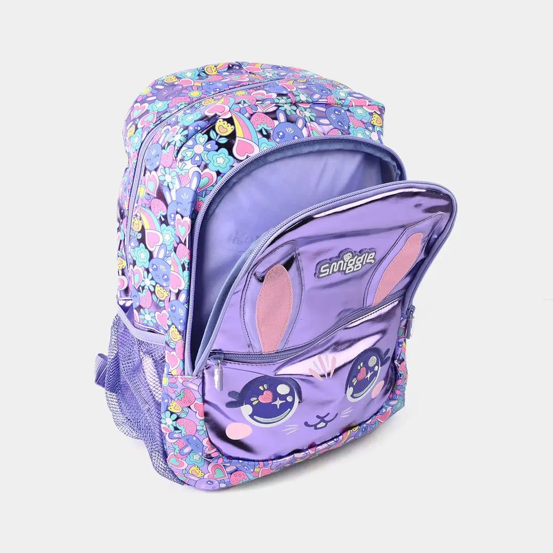 SMIGGLE PURPLE BUNNY BACKPACK SPARKLES