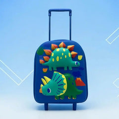 DINOSAUR TRAVEL TROLLEY BAG - Sparkles