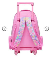 ORIGINAL RADIANT TROLLEY BACKPACK WITH LIGHT UP WHEELS SPARKLES