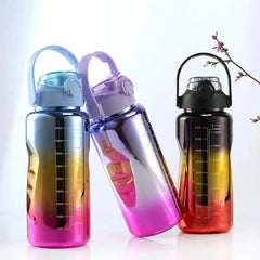3PCS GRADIENT PORTABLE BOTTLE SET SPARKLES
