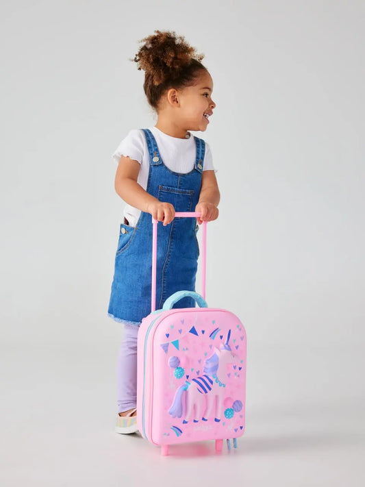 SMIGGLE HARDTOP ADVENTUROUS JUNIOR TROLLEY SPARKLES