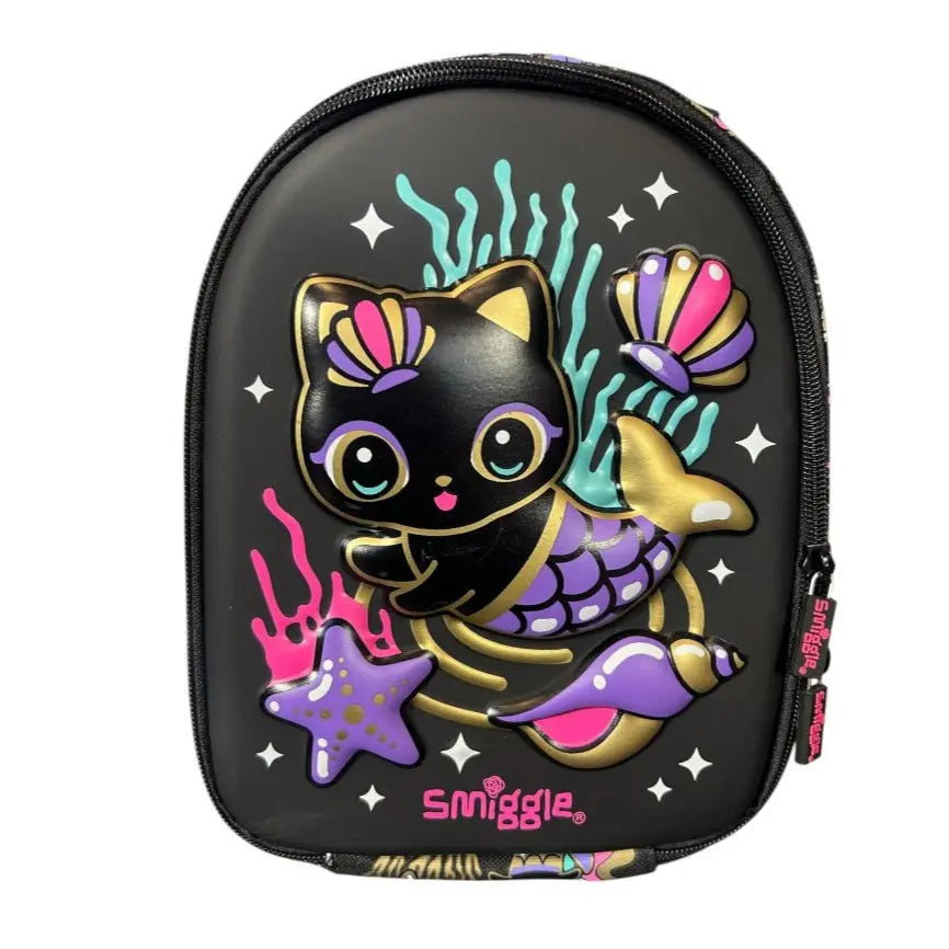 SMIGGLE BLACK CAT LUNCH BAG SPARKLES