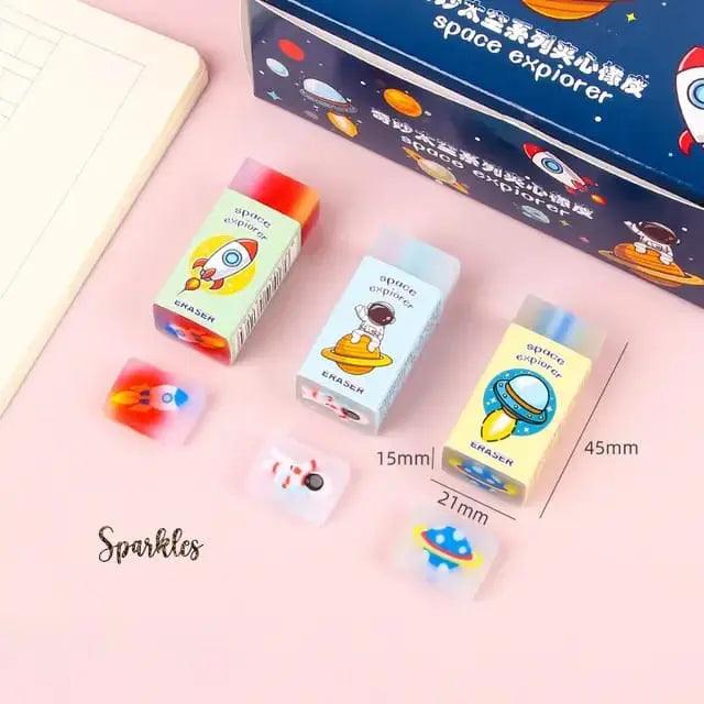 SPACE EXPLORER ERASER SPARKLES