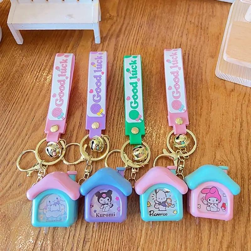 CUTE KAWAII HOUSE KEYCHAIN SPARKLES