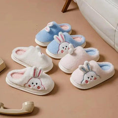 FLUFFY BUNNY SLIPPERS FOR WINTER SPARKLES