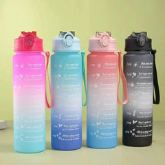 4PCS GRADIENT PORTABLE BOTTLE SET SPARKLES