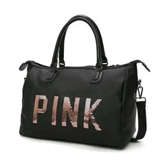 P I N K TRAVEL BAG SPARKLES