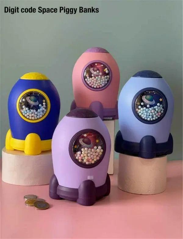ROCKET PIGGY BANK SPARKLES