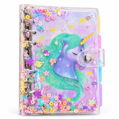 GLITTERY UNICORN NOTEPAD