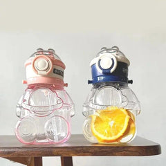 ROBOTIC ASTRONAUT WATER BOTTLE SPARKLES