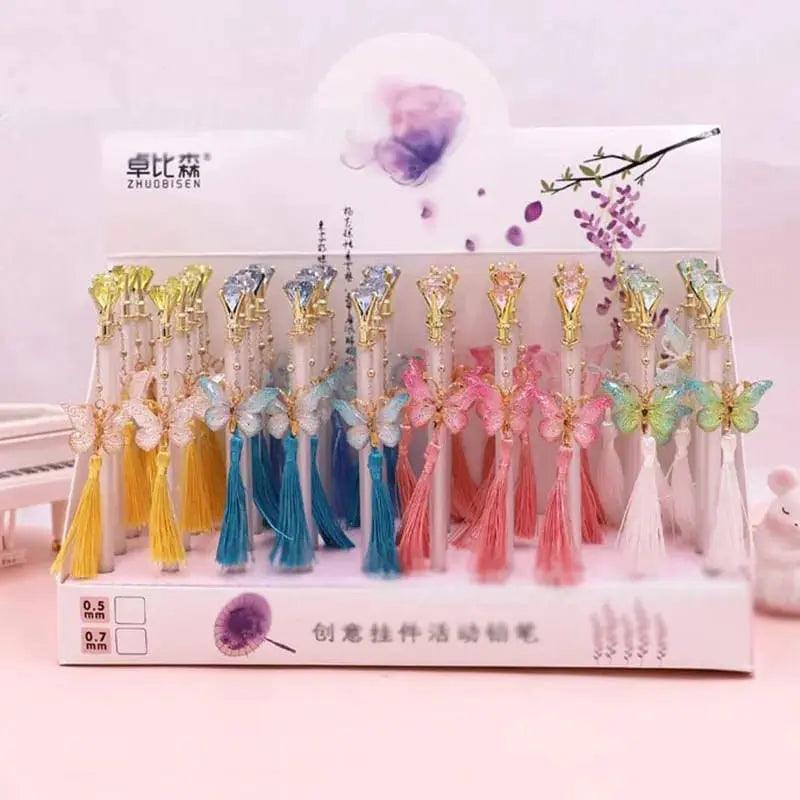 BUTTERFLY CHARM PENCIL SPARKLES