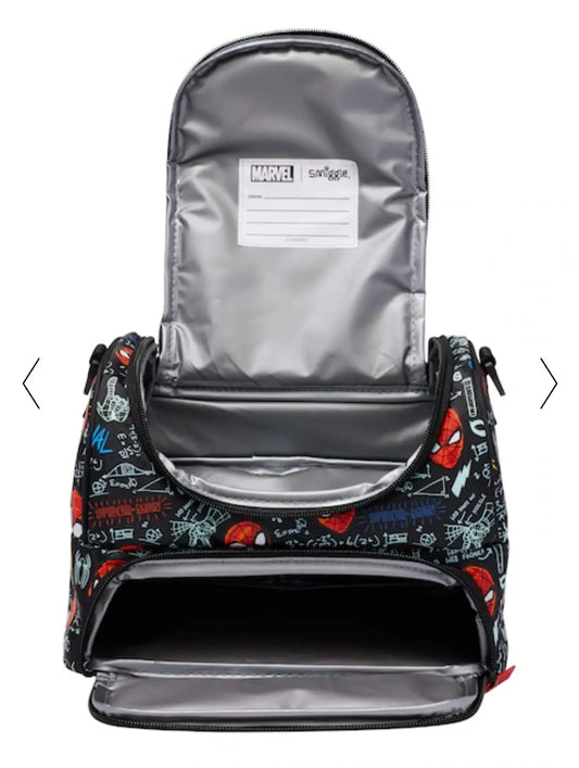 SMIGGLE SPIDERMAN LUNCH BAG SPARKLES