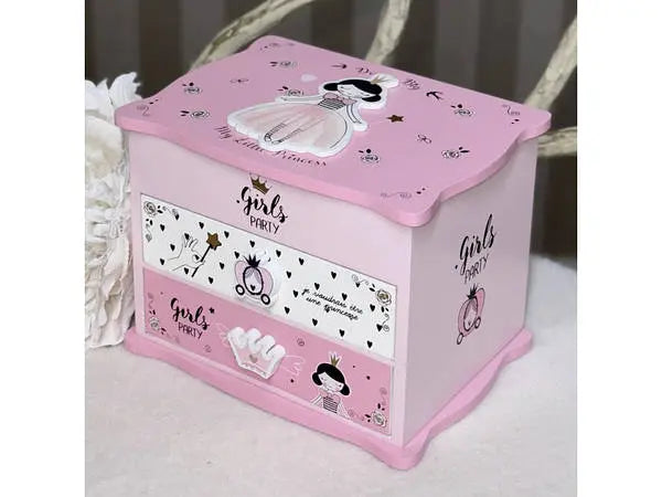 ADORABLE PRINCESS JEWELRY BOX SPARKLES