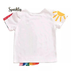 RAINBOW TASSEL SHIRT FOR SUMMER SPARKLES