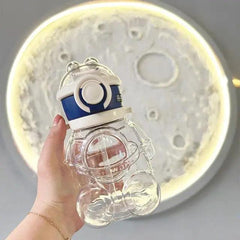 ROBOTIC ASTRONAUT WATER BOTTLE SPARKLES