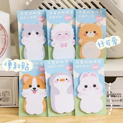 CUTE ANIMAL STICKY NOTES SPARKLES