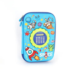 TRENDY PENCIL ORGANIZER WITH CALCULATOR - Sparkles