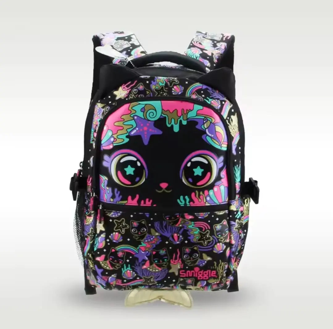 SMIGGLE BLACK CAT BACKPACK - Sparkles