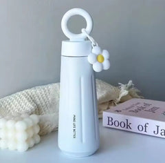 STAINLESS STEEL FLOWER FLASK SPARKLES