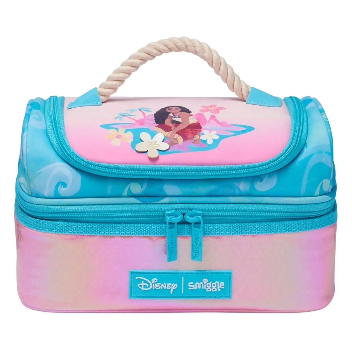 SMIGGLE MOANA DOUBLE DECKER LUNCH BAG SPARKLES
