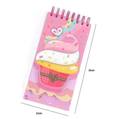 GLITTERY DESSERT NOTEPAD SPARKLES
