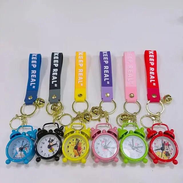 AESTHETIC ALARM CLOCK KEYCHAIN SPARKLES