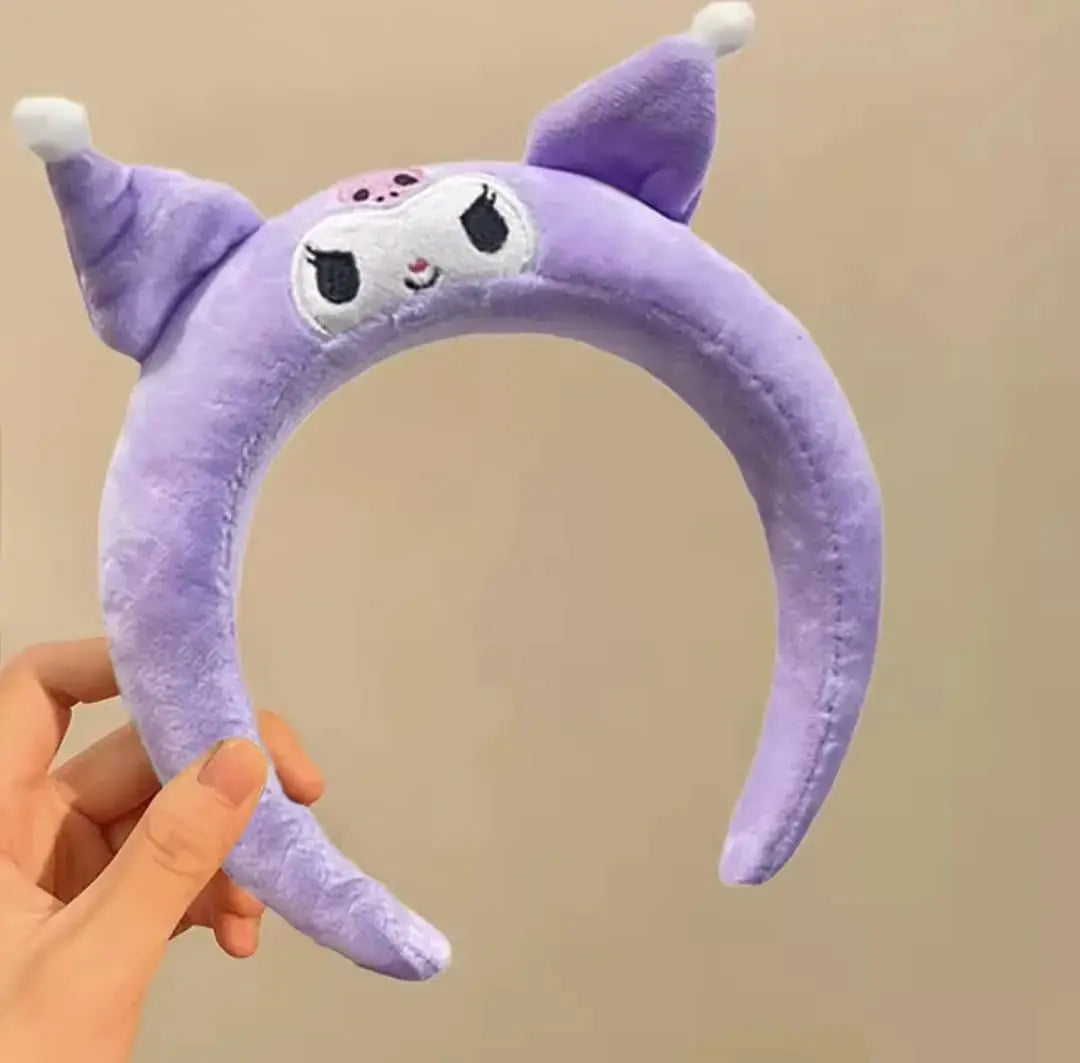 ADORABLE KAWAII PLUSH HAIRBAND SPARKLES