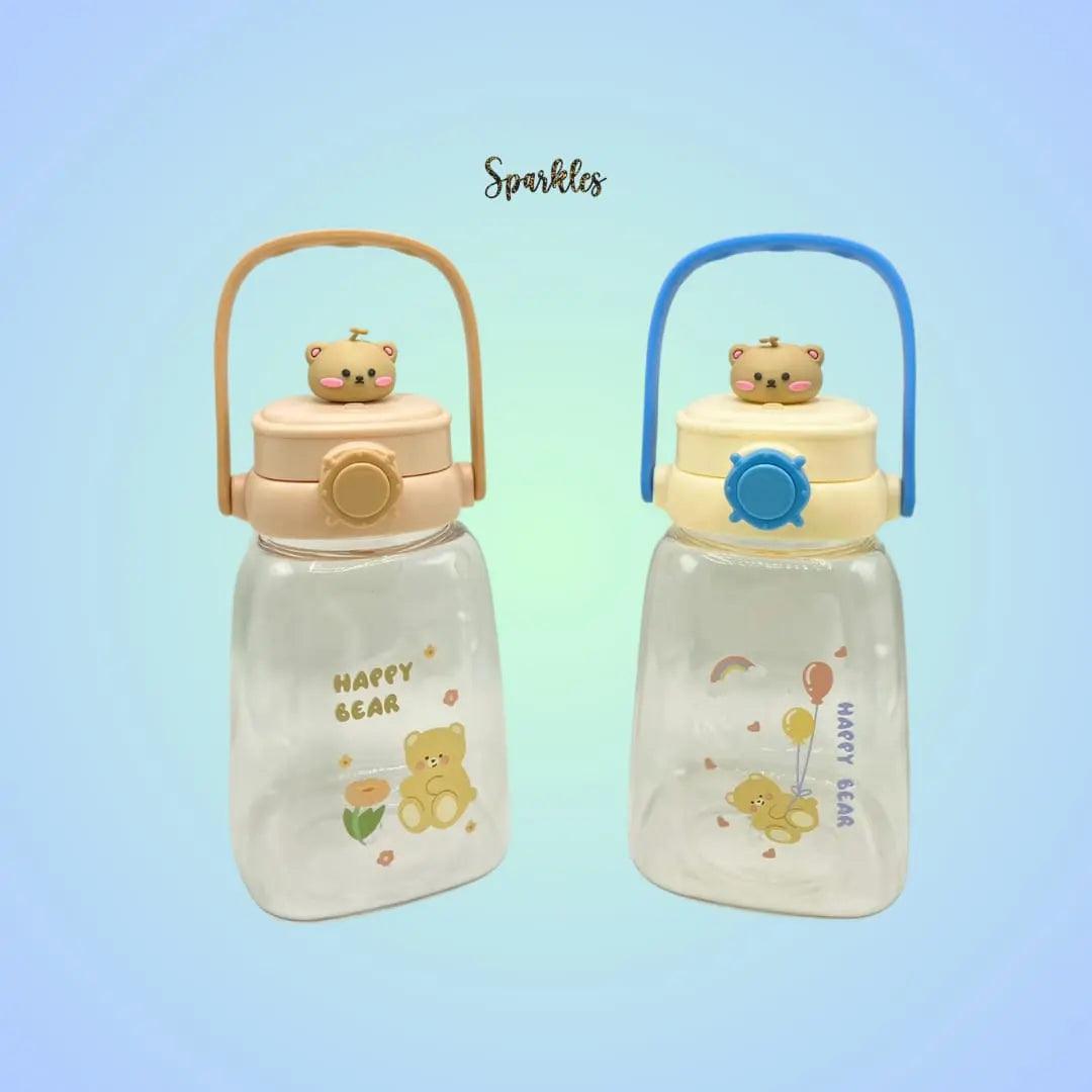 HAPPY BEAR WATER BOTTLE SPARKLES