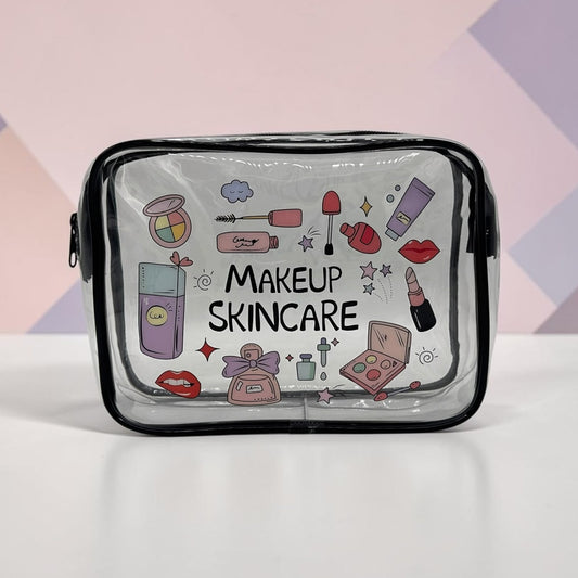 TRENDY TRANSPARENT ACCESSORIES POUCH