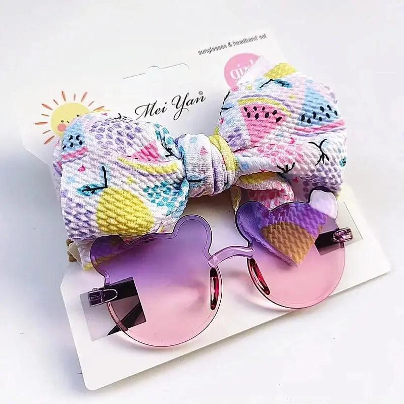 SUNGLASSES & HEADBAND SET SPARKLES