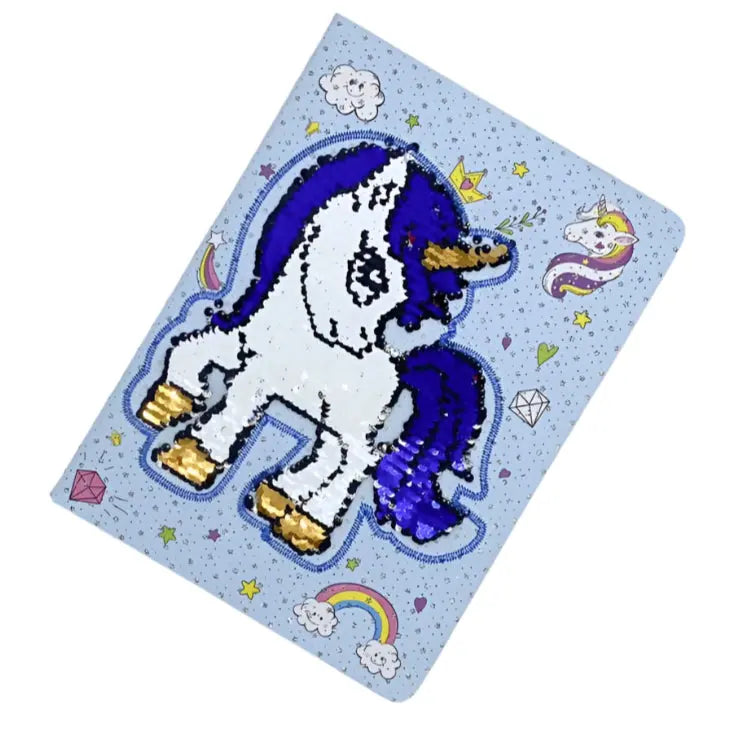 SPARKLY UNICORN NOTEPAD SPARKLES