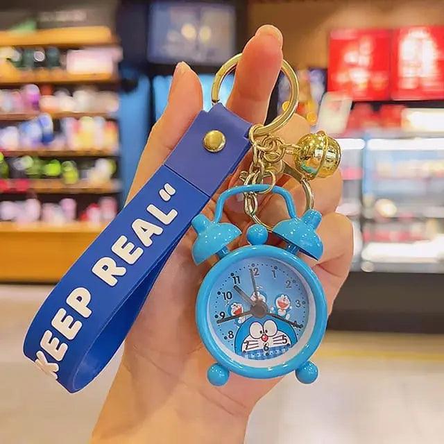 AESTHETIC ALARM CLOCK KEYCHAIN SPARKLES