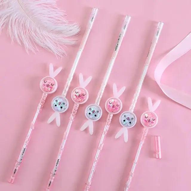 CUTE BUNNY CONFETTI PEN SPARKLES