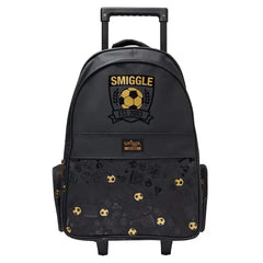 FOOTBALL TROLLEY BACKPACK WITH LIGHT UP WHEELS SPARKLES