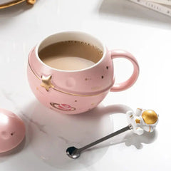 CERAMIC ASTRONAUT MUG SPARKLES