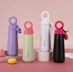 STAINLESS STEEL FLOWER FLASK SPARKLES