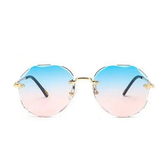 LUXURY RIMLESS SUNGLASSES SPARKLES