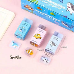 ADORABLE OCEAN EXLORER ERASER SPARKLES