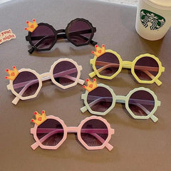 TRENDY CROWN SUN GLASSES SPARKLES