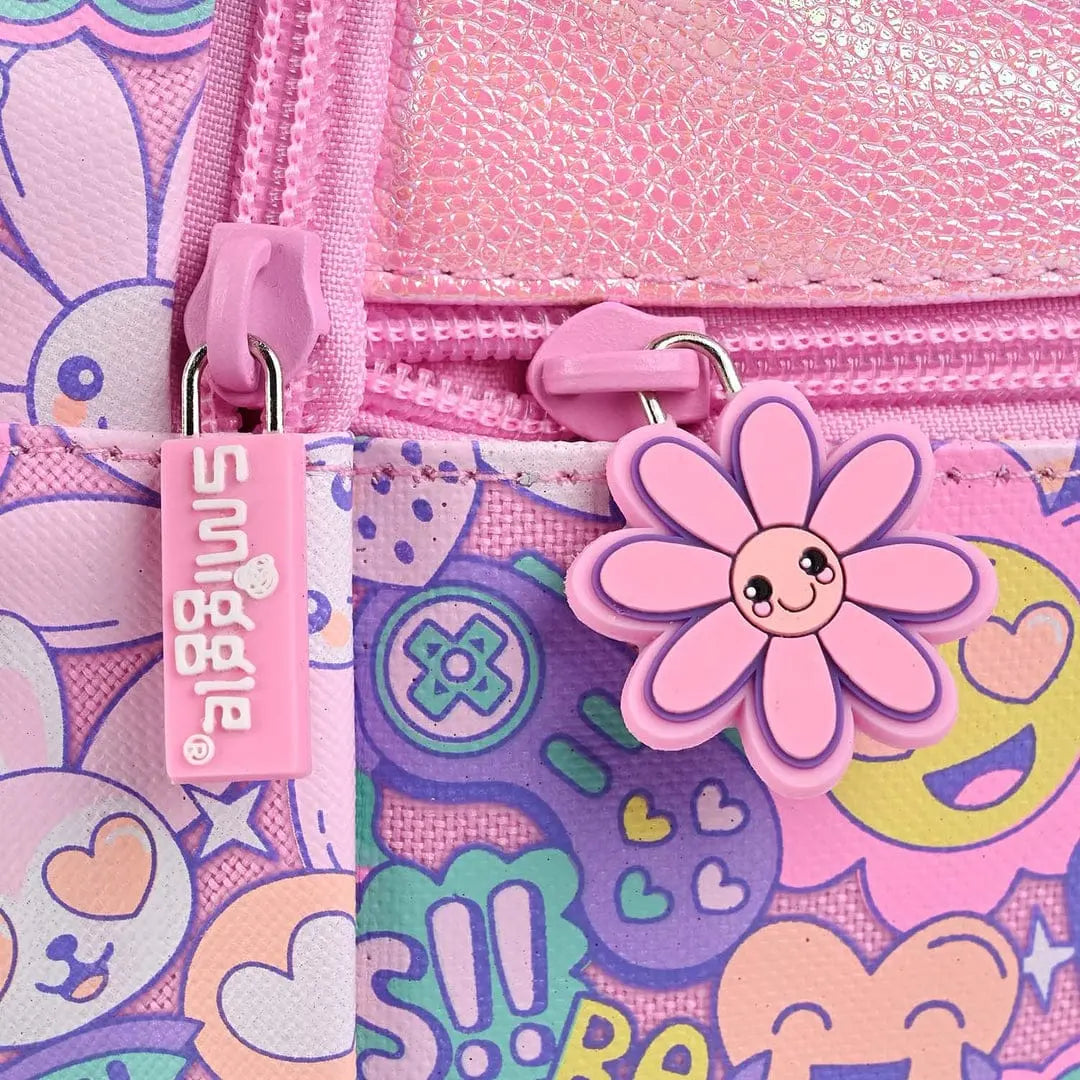 SMIGGLE FLORAL BACKPACK SPARKLES