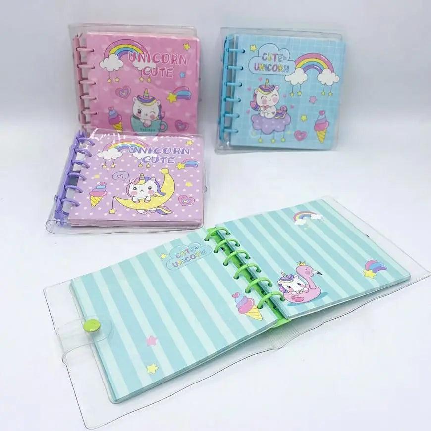 CUTE UNICORN NOTEPAD SPARKLES