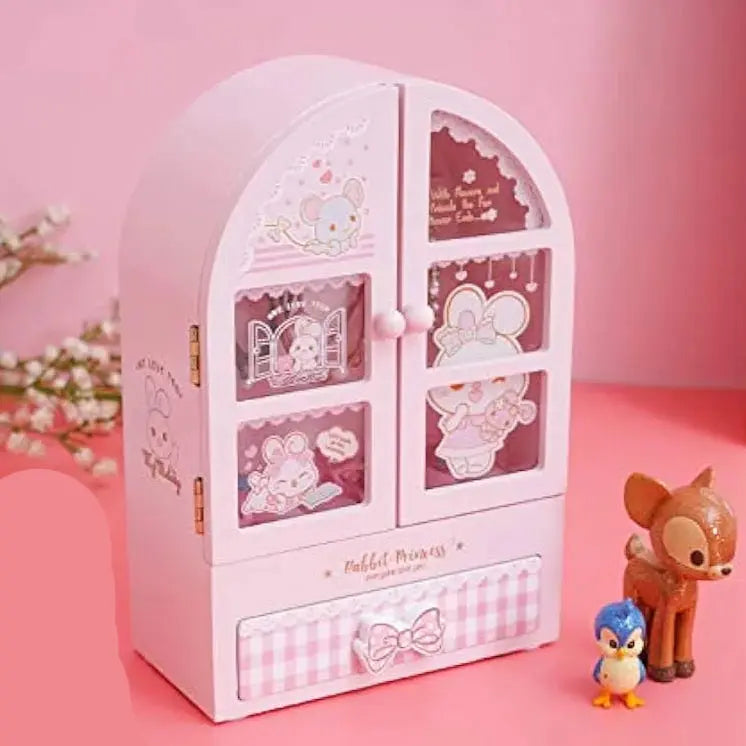 PINK JEWELLERY CABINET ORGANIZER SPARKLES