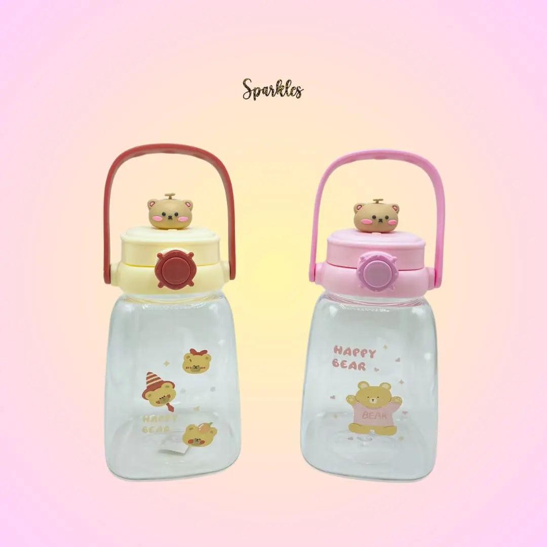 HAPPY BEAR WATER BOTTLE SPARKLES