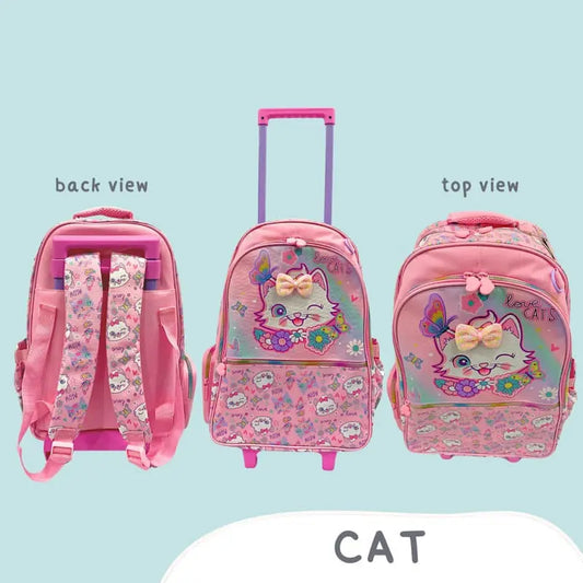 VEST WINK-EYE CAT TROLLEY BAG SPARKLES