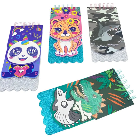 ANIMAL SPIRAL NOTEBOOK SPARKLES