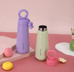 STAINLESS STEEL FLOWER FLASK SPARKLES