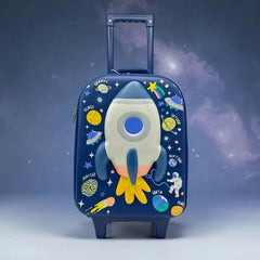 ASTRONAUT TRAVEL TROLLEY BAG - Sparkles