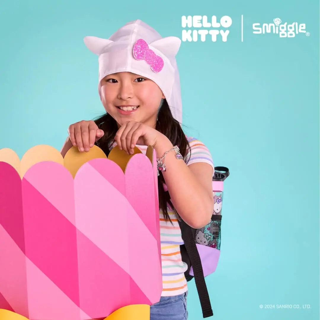 SMIGGLE JUNIOR HELLO KITTY BACKPACK SPARKLES
