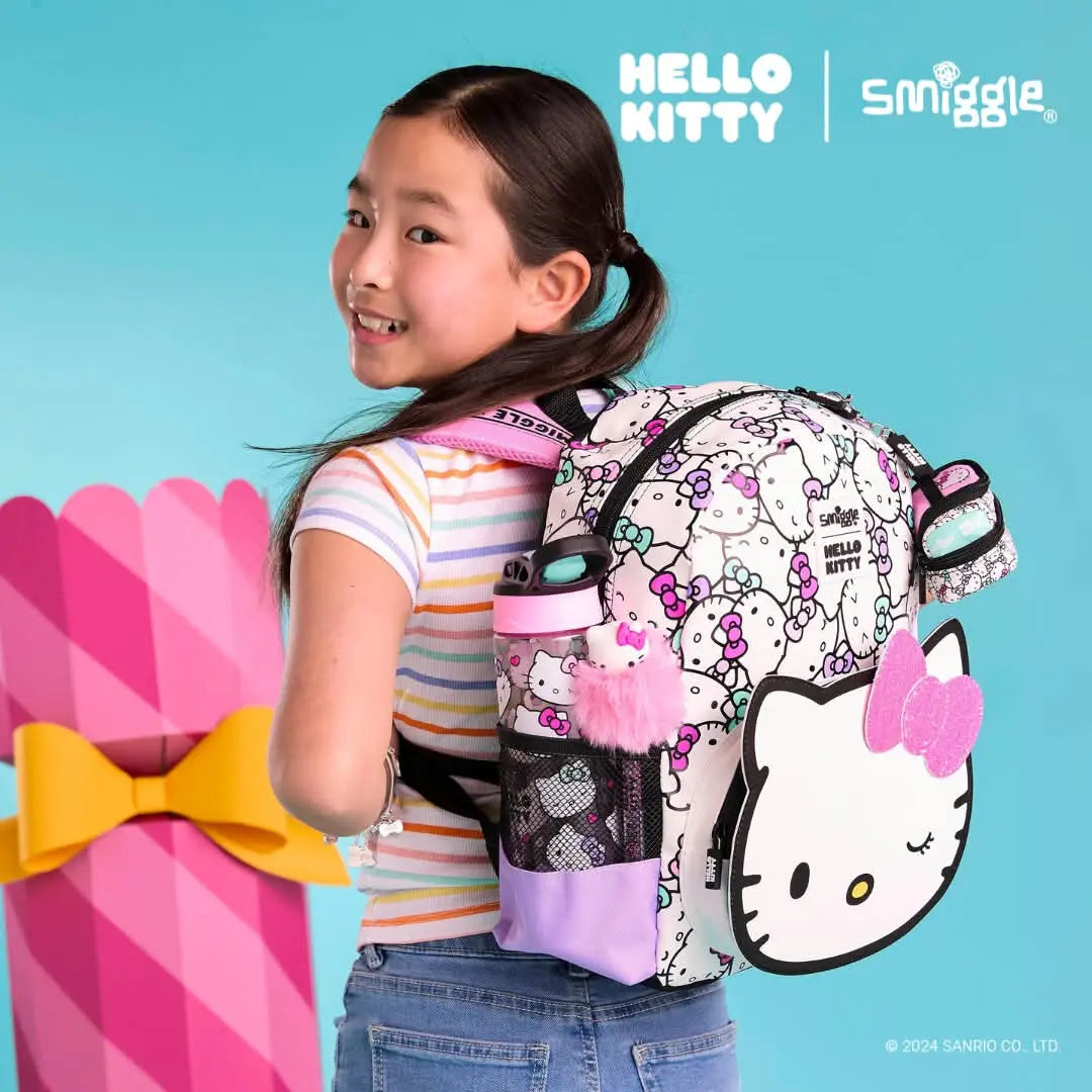 SMIGGLE JUNIOR HELLO KITTY BACKPACK SPARKLES
